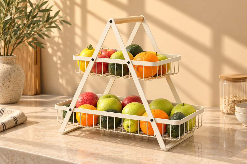 2 Tier Fruit & Veg Basket