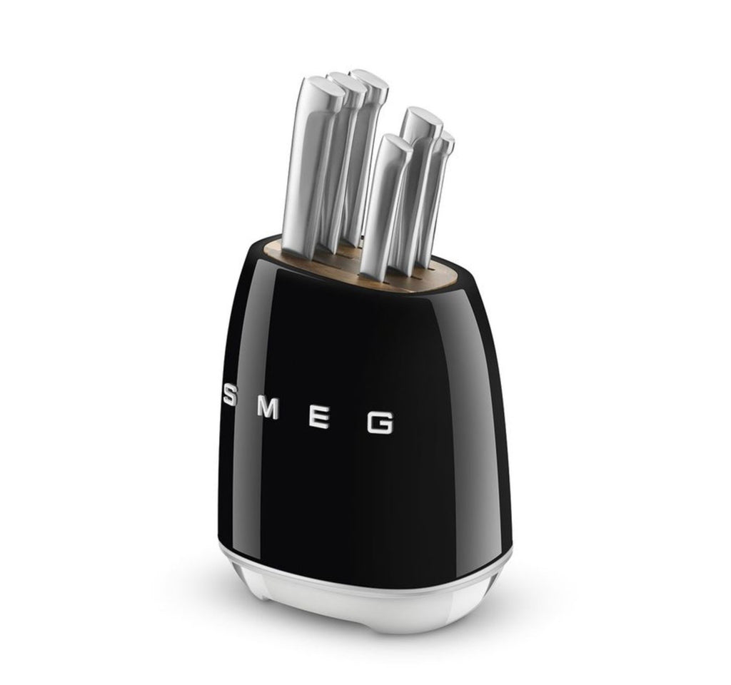 “Smeg” Knife Set Black