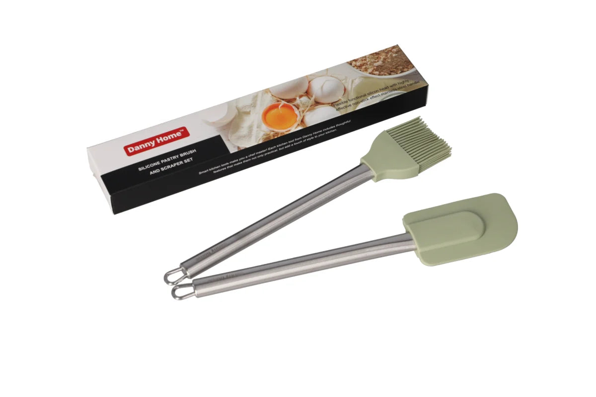 Silicone Spatula & Basting Brush 2pcs
