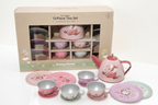 13-Piece Children's Tin Tea Set