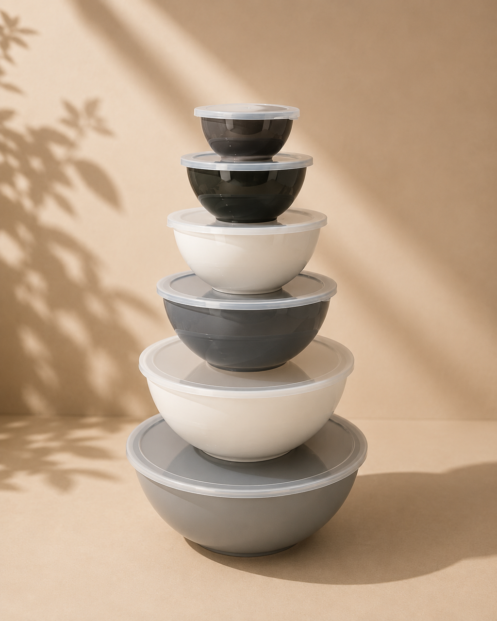 Plastic Nesting Bowls 12pcs
