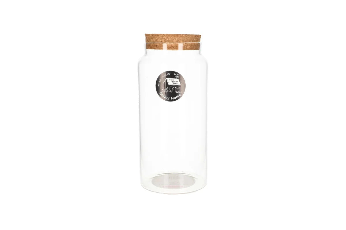 Glass Jar With Cork Lid 1300 ml