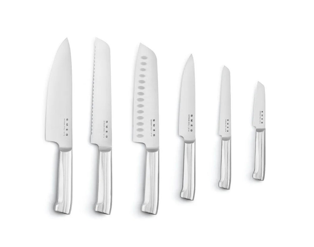 “Smeg” Knife Set White