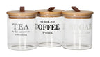 Glass Canister Set 3 pcs 750ml