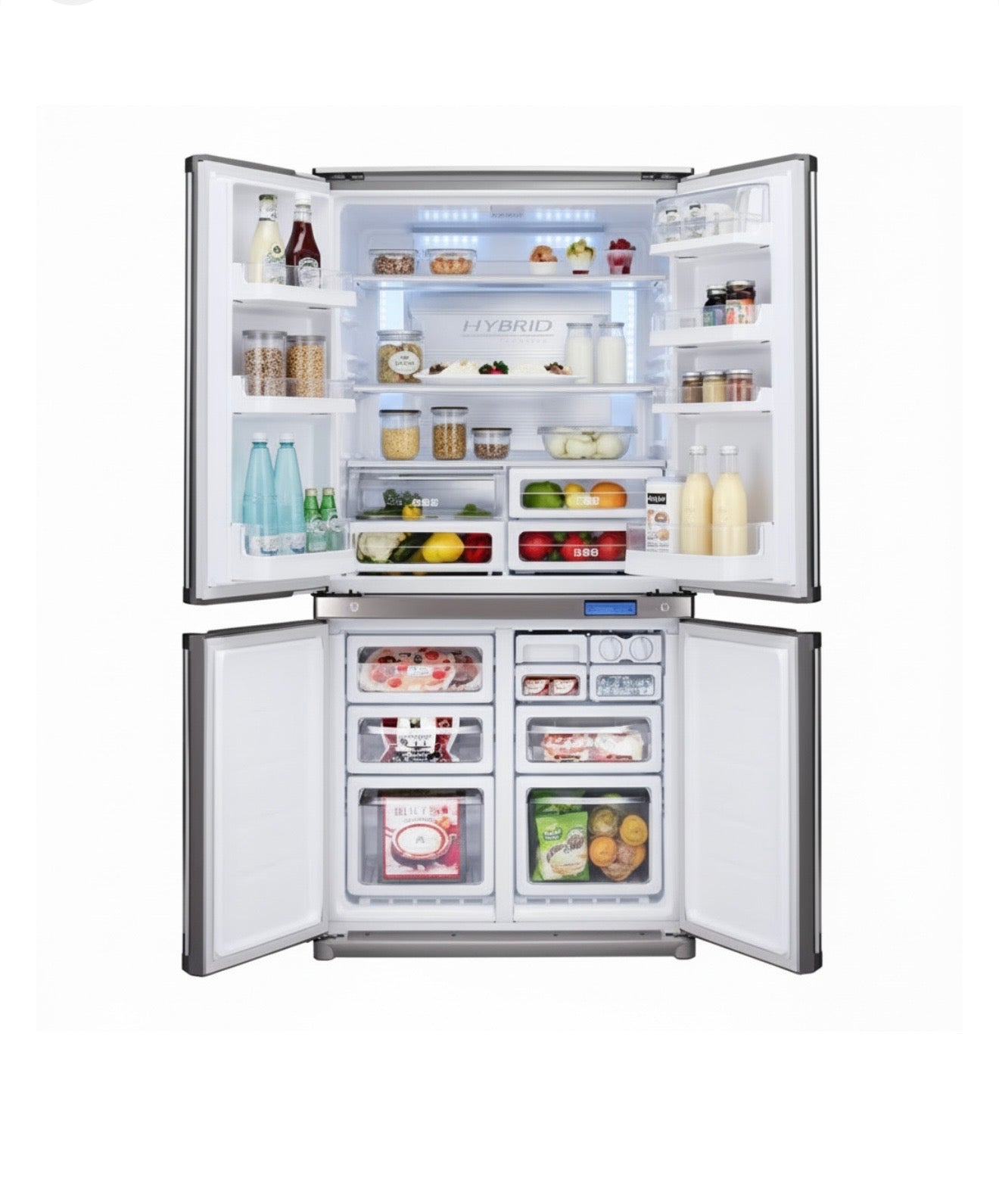 “Sharp” 4-Door Refrigerator