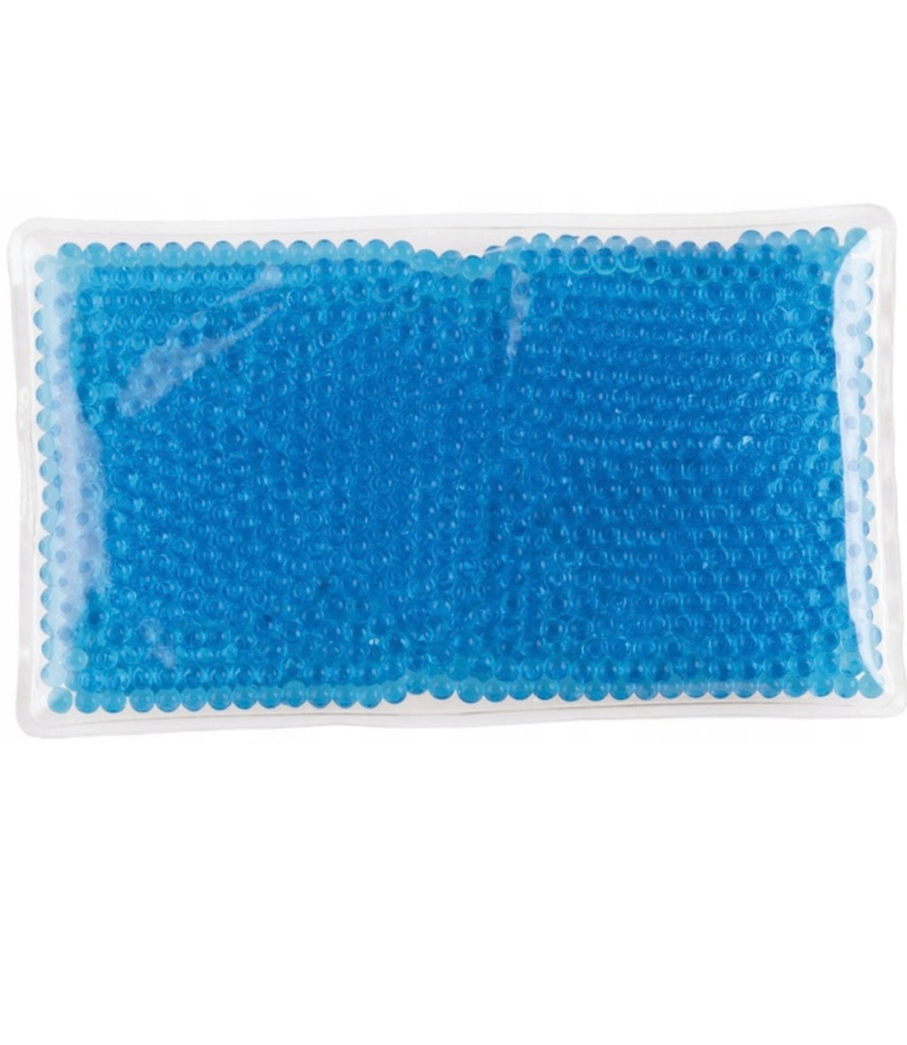 Forehead face compress, gel beads, hot or cold compress