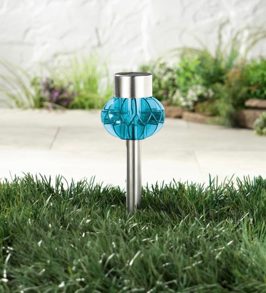 “Livarno” Led Lamp Hanging Standing Blue Garden