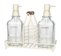 Glass Hand & Dish Soap Dispenser 3 Pcs