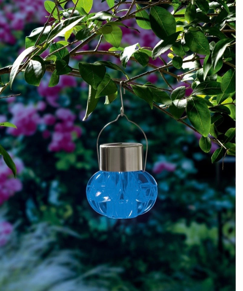 “Livarno” Led Lamp Hanging Standing Blue Garden