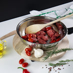 “Lustro” Frying Pan with Lid Black 24cm