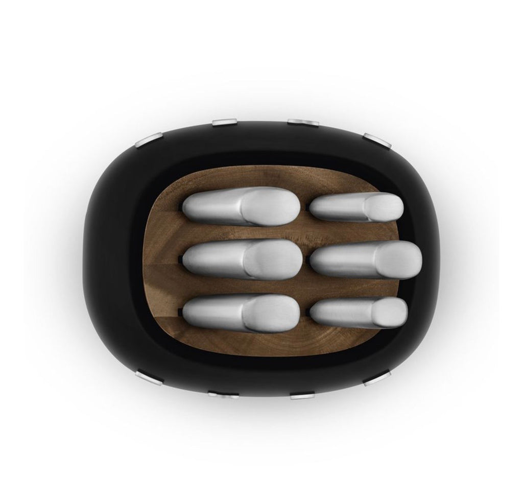 “Smeg” Knife Set Black