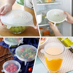 Airtight Silicone Lids 2 Pcs.