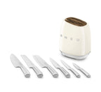 “Smeg” Knife Set Cream
