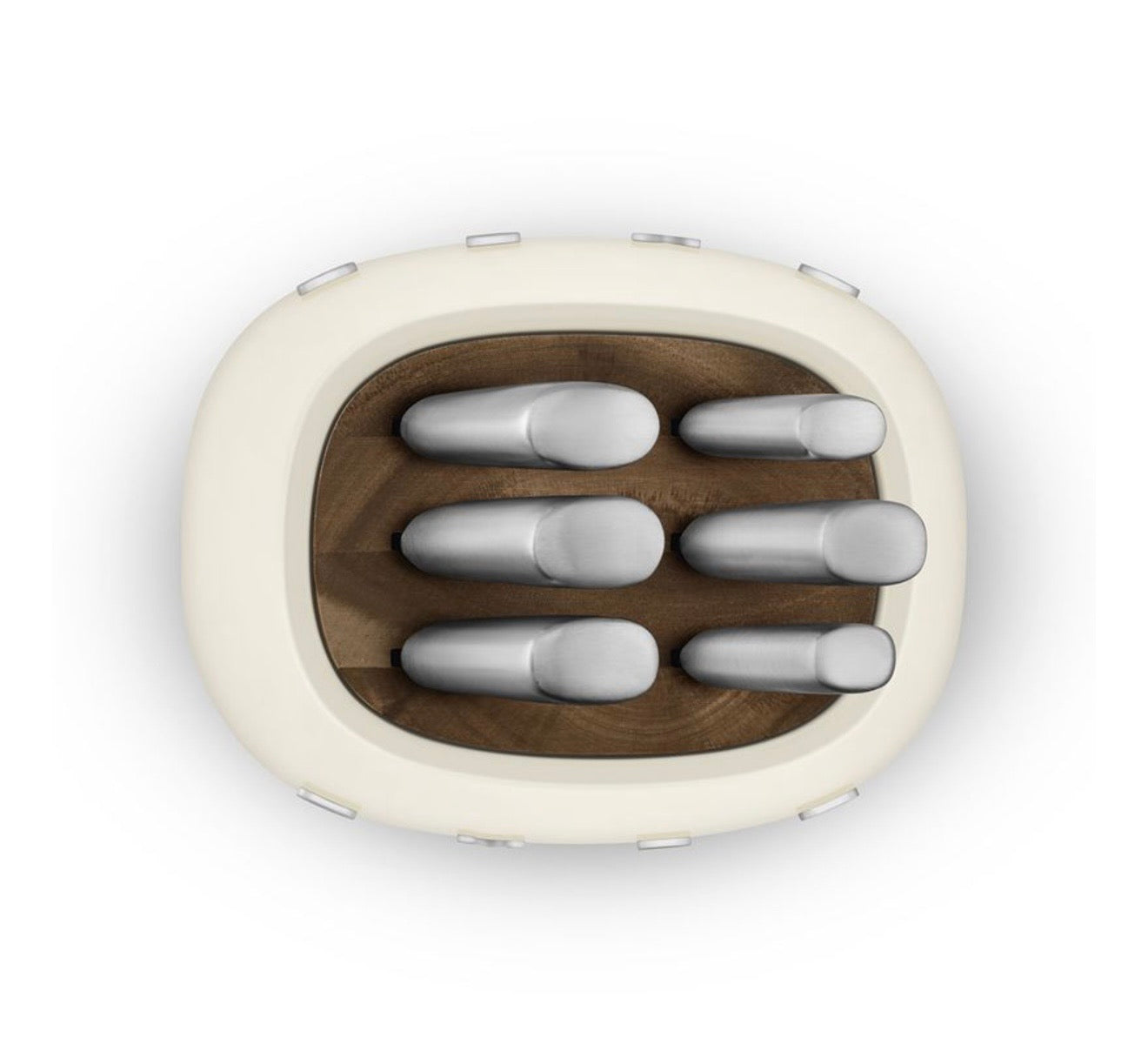 “Smeg” Knife Set Cream