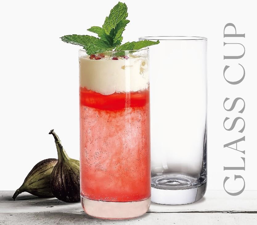 Glass cup 6 pcs