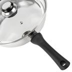 “Lustro” Frying Pan with Lid Black 24cm