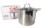 Stainless Steel Stockpot With Glass Lid 28cm
