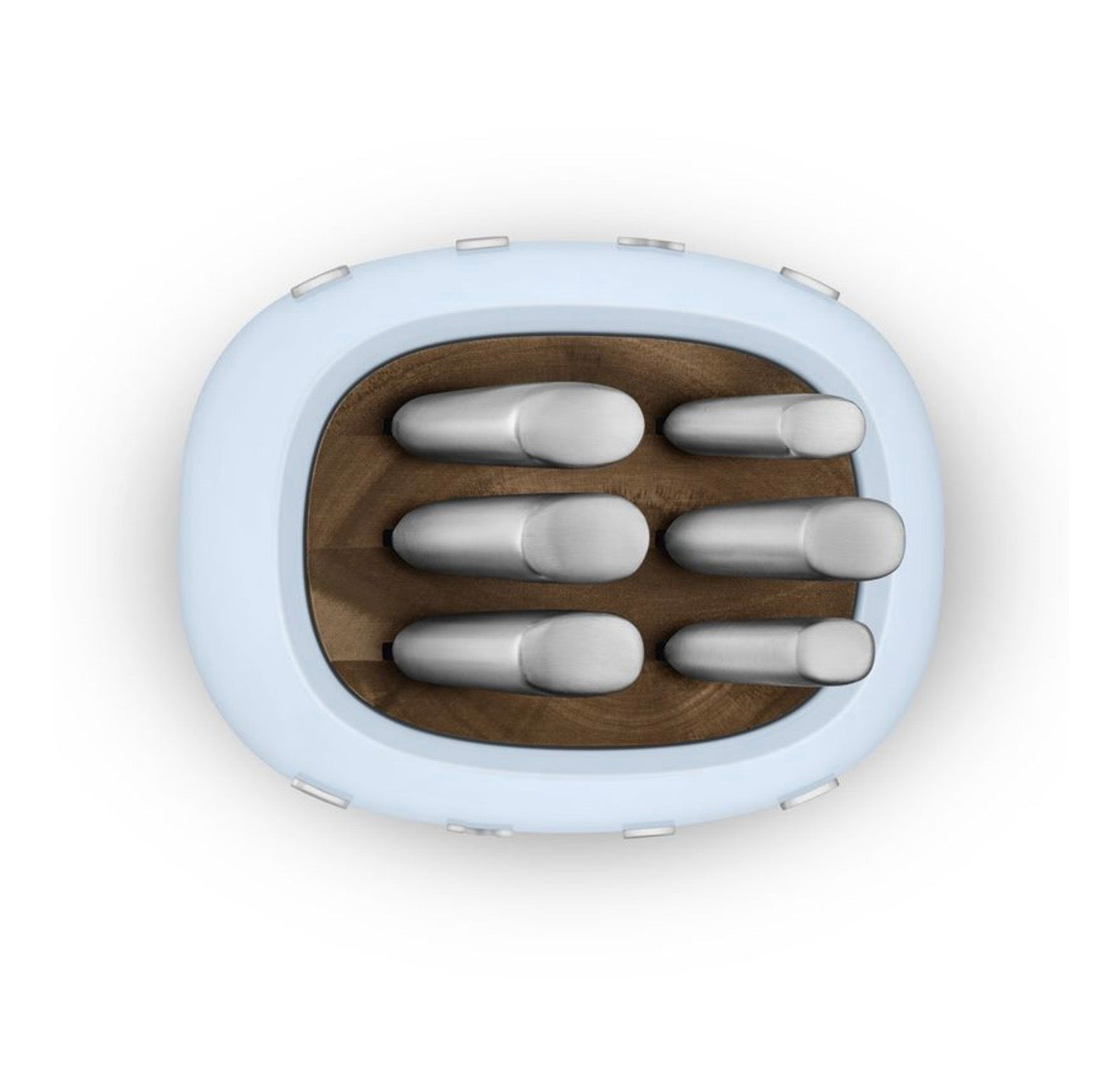 “Smeg” Knife Set Blue