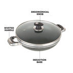 “SQprofessional” Una Non-Sti ck Wok with Two Handles 32cm
