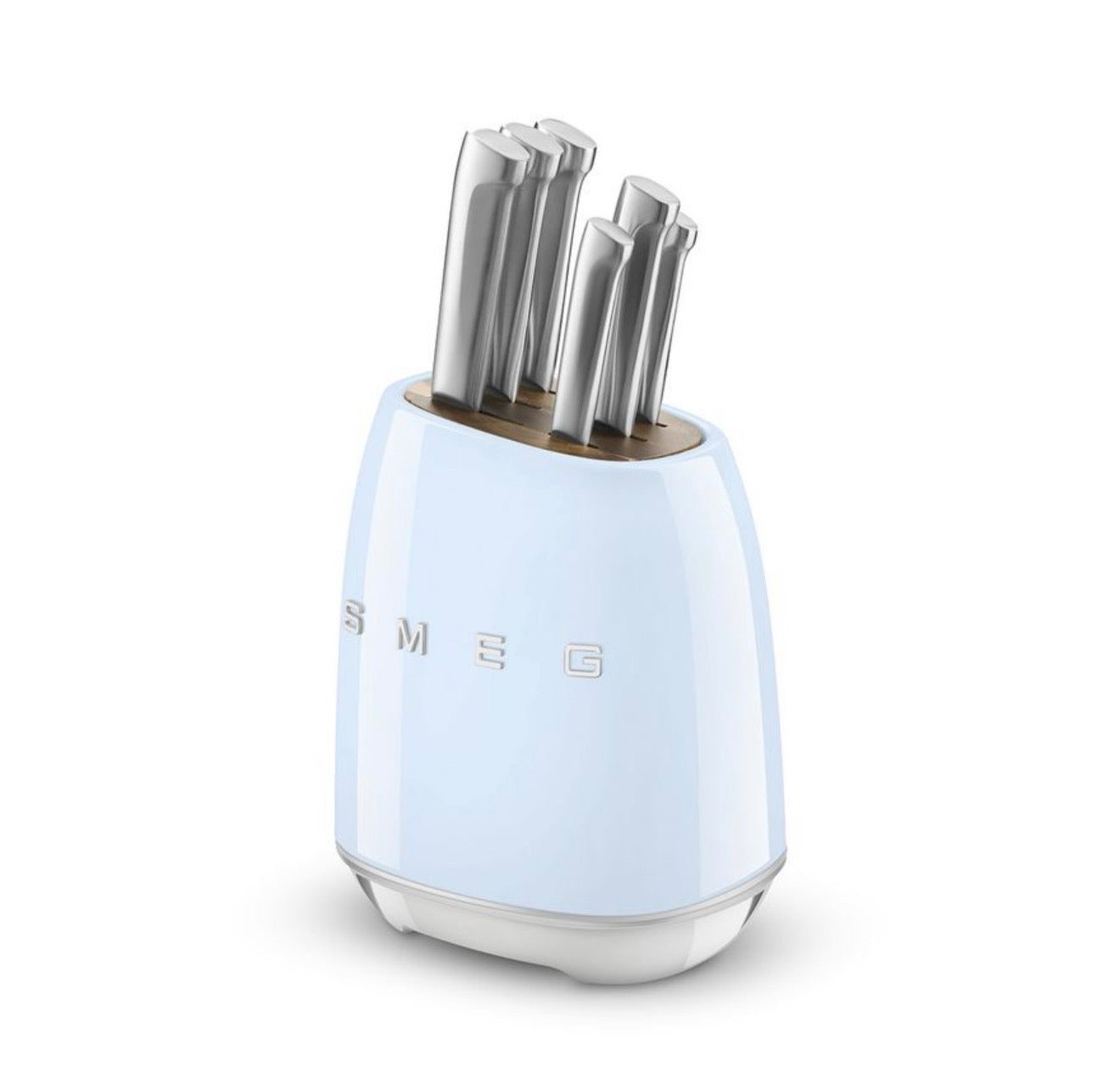 “Smeg” Knife Set Blue