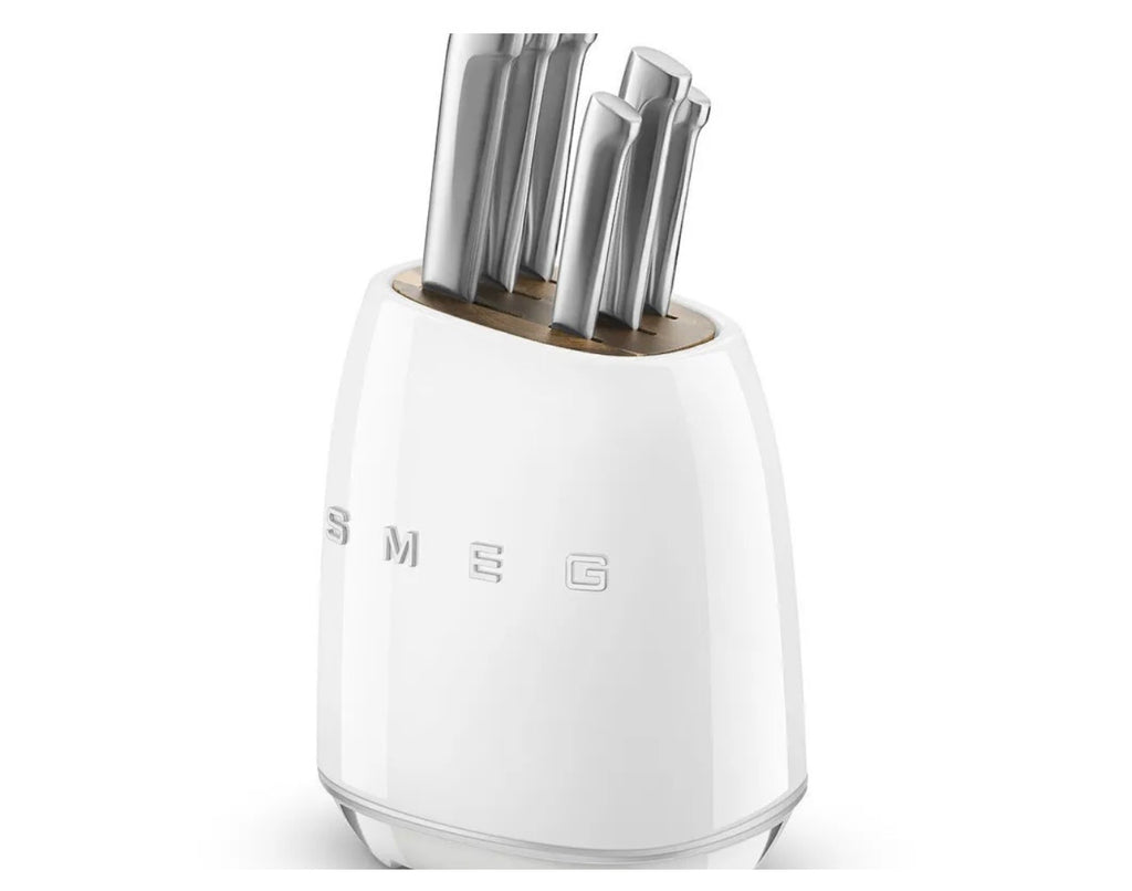 “Smeg” Knife Set White