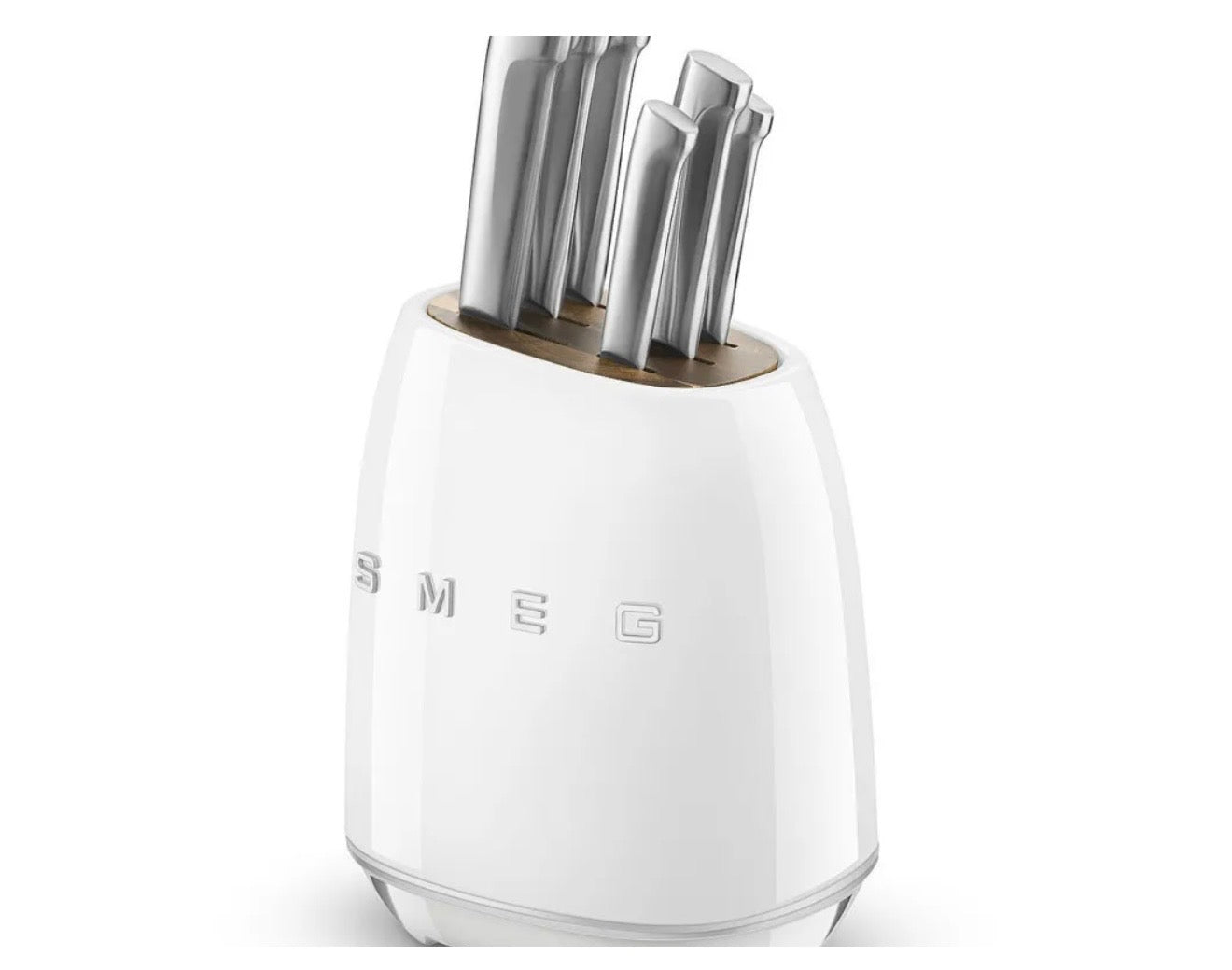 “Smeg” Knife Set White