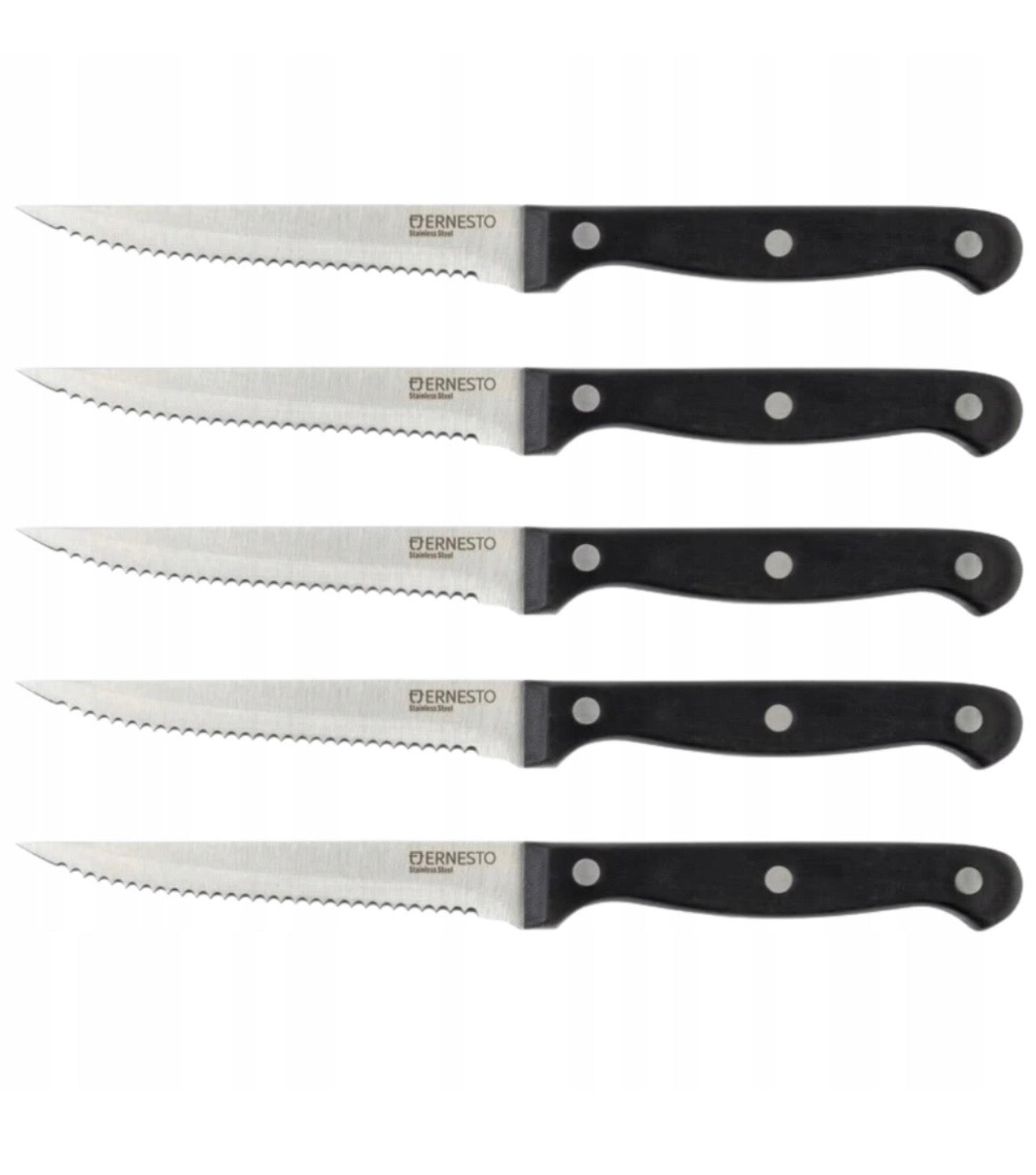 “Ernesto” Set Of 6 Steak Knives For Grilling