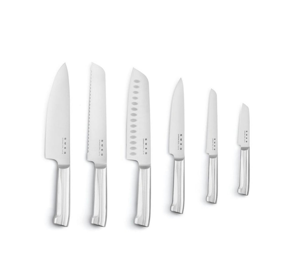 “Smeg” Knife Set Black
