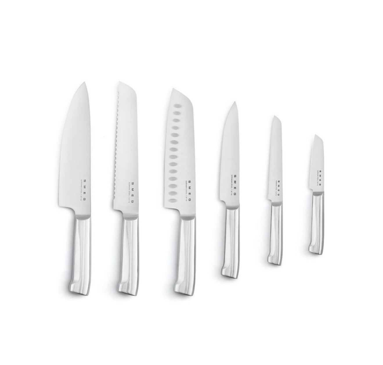 “Smeg” Knife Set Black