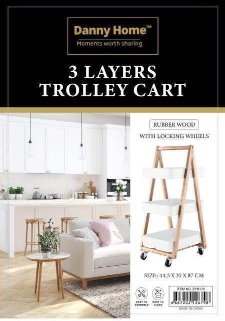 3 Layers Trolley Cart