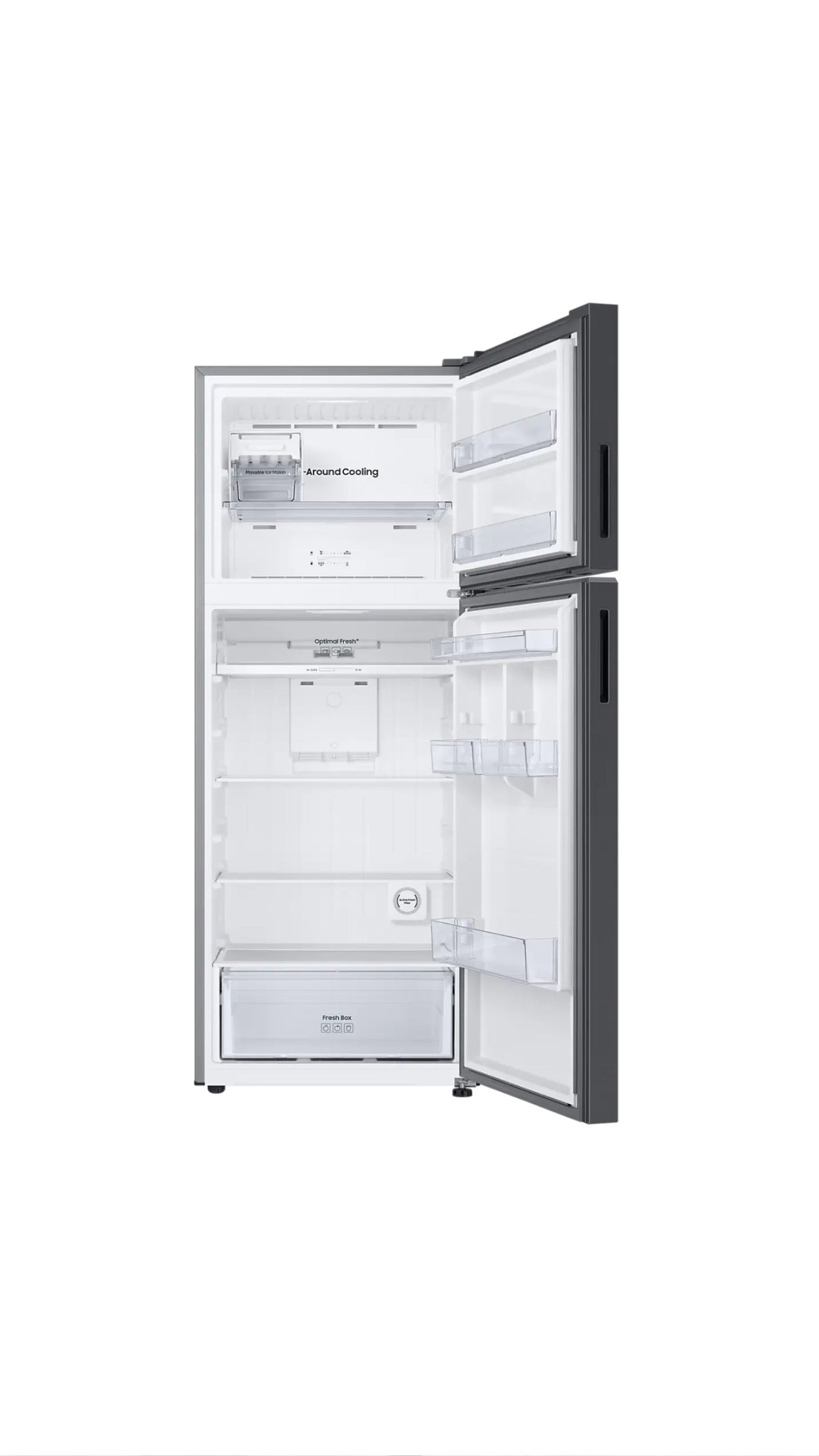 «Samsung” Wide Refrigerator With Top Freezer