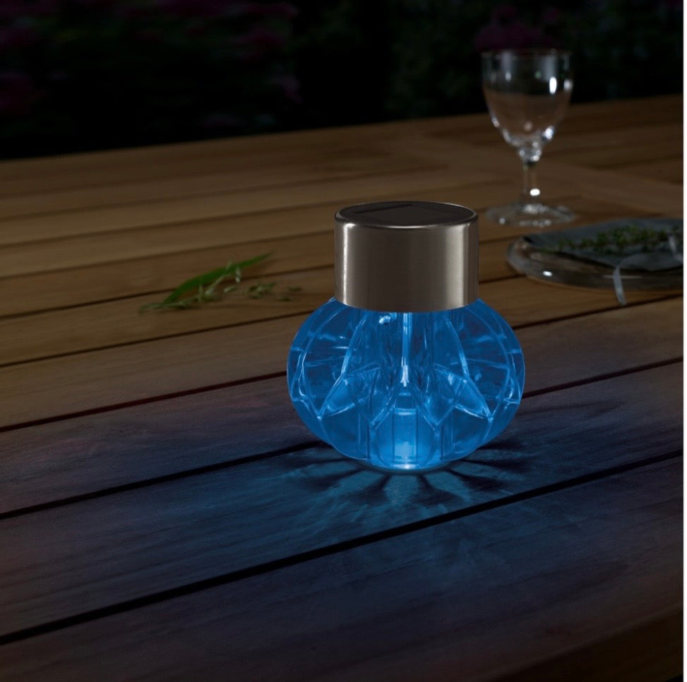 “Livarno” Led Lamp Hanging Standing Blue Garden
