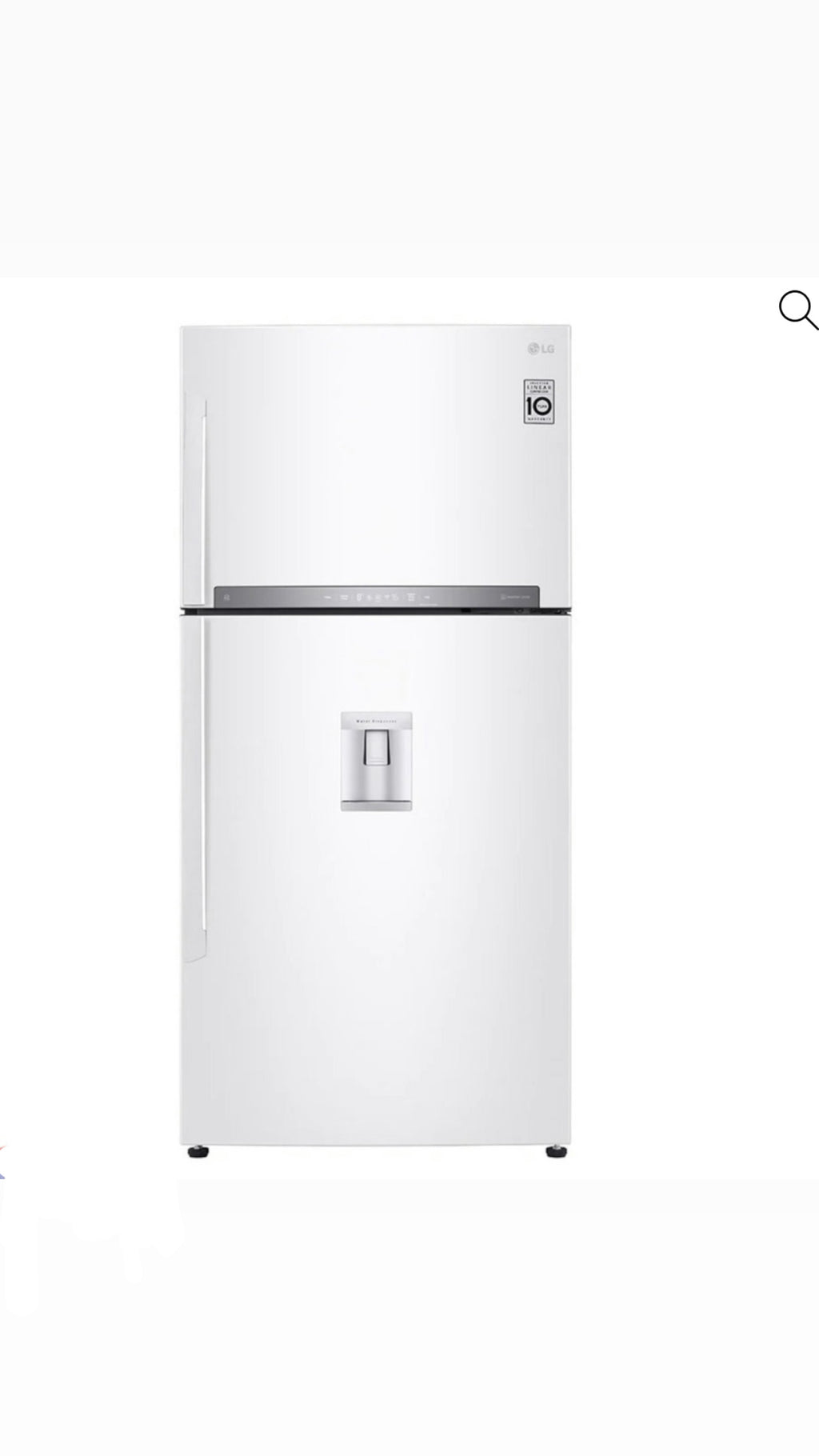 “LG” Fridge 2 Doors With Water Dispenser