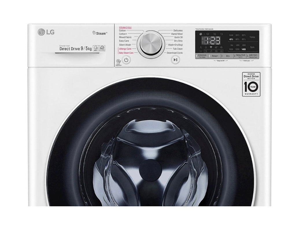 “LG” 9/6kg Washer Dryer White Turbowash™