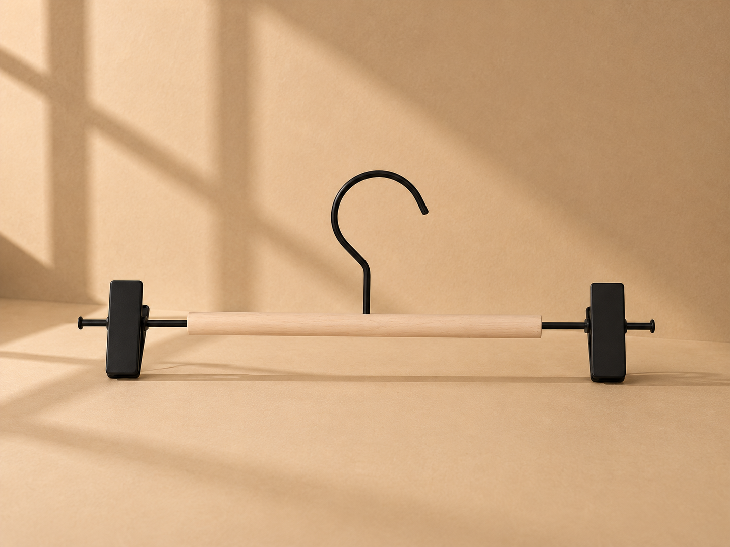 Wooden & Metal Clothing Hanger 5pcs