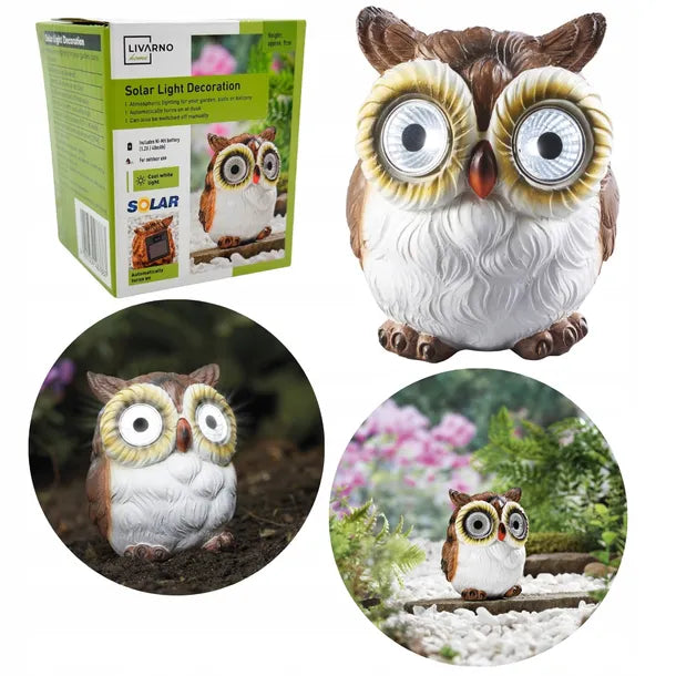 “LIVARNO» Decorative Solar Lamp Owl Garden