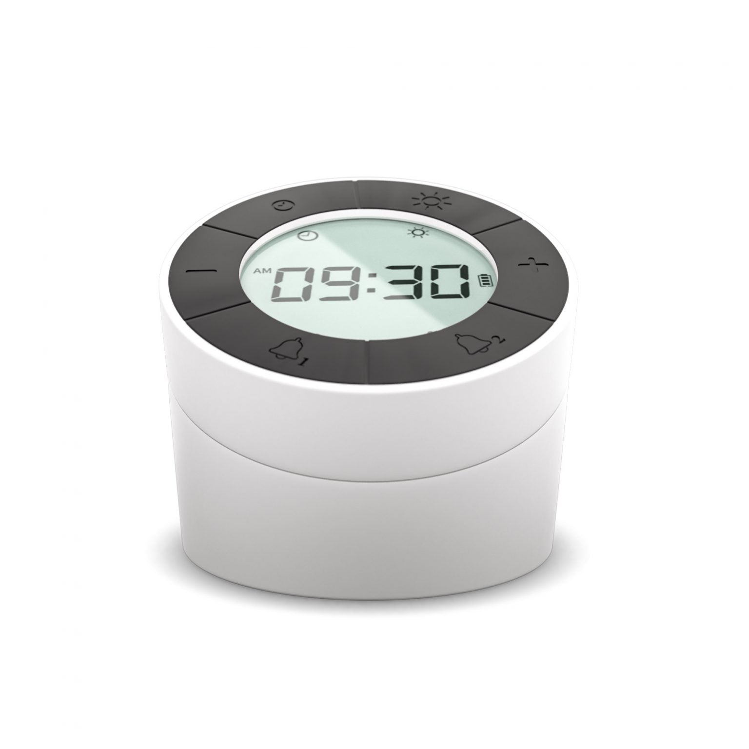 “Mebus” Digital Alarm Clock With Night Light Function