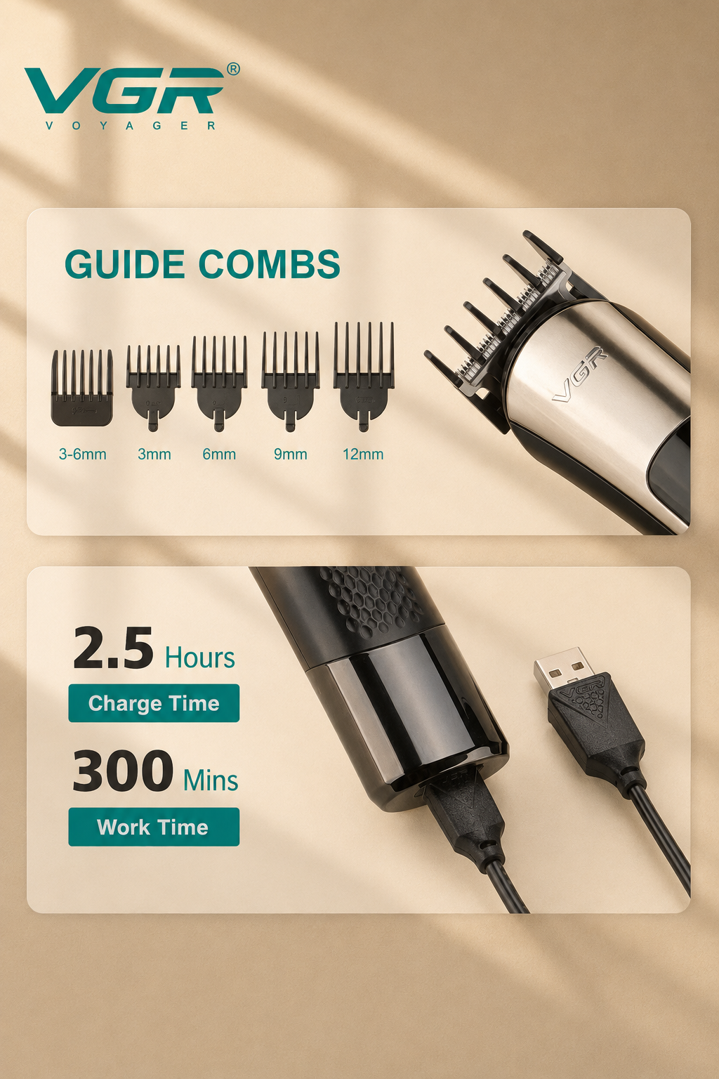 The VGR V-111 5-in-1 Professional Trimmer