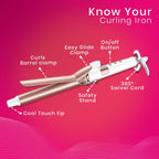 VGR V-578 Professional Electric Hair Curling Wand