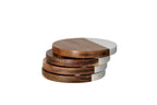 Marble, Wooden Coasters 4Pcs