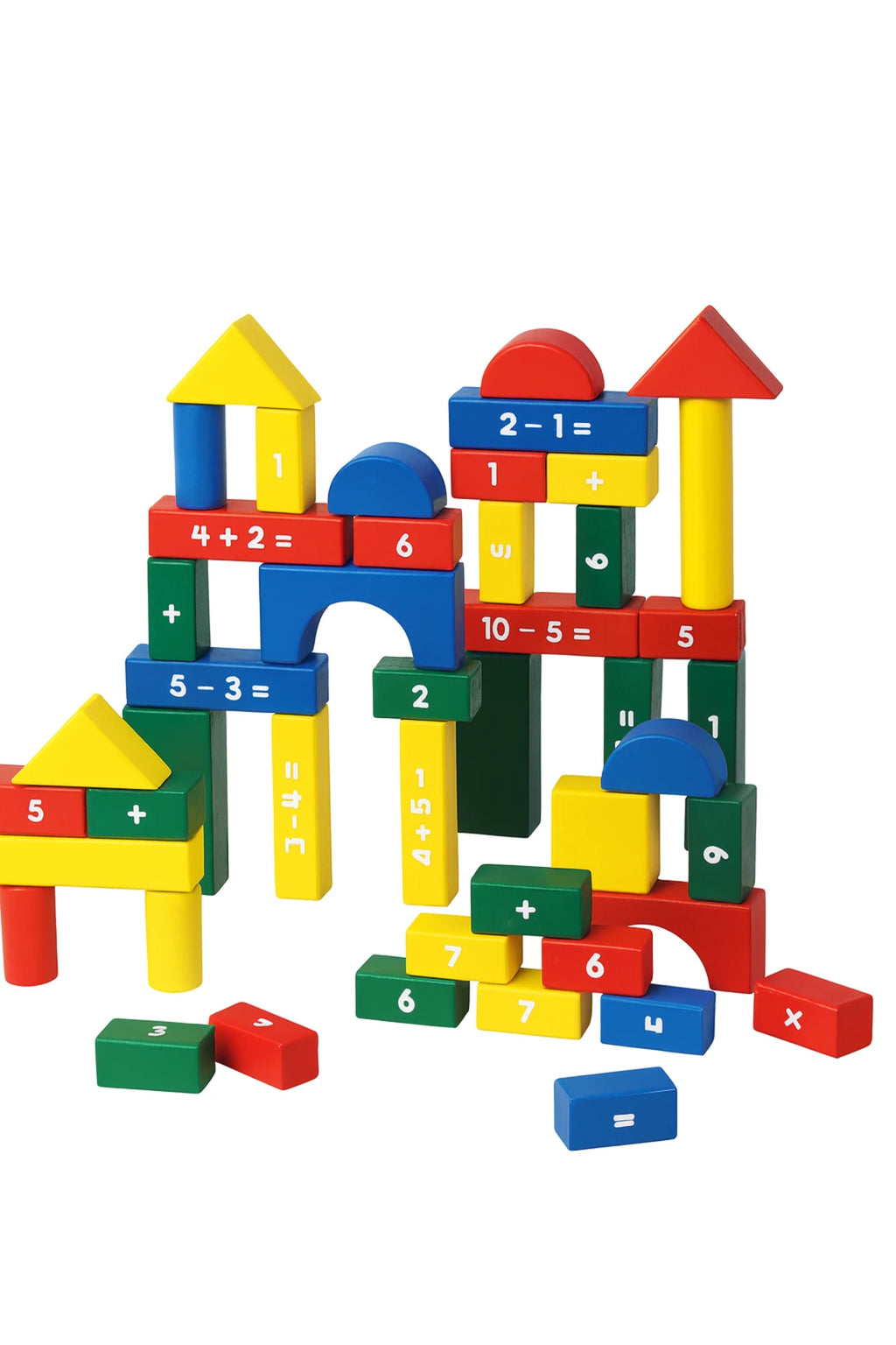 Wooden Building Blocks 60pcs