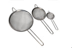 Three Piece Stainless Steel Sift Set