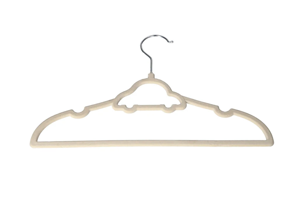 Camel Velvet Kids Hanger 10pcs