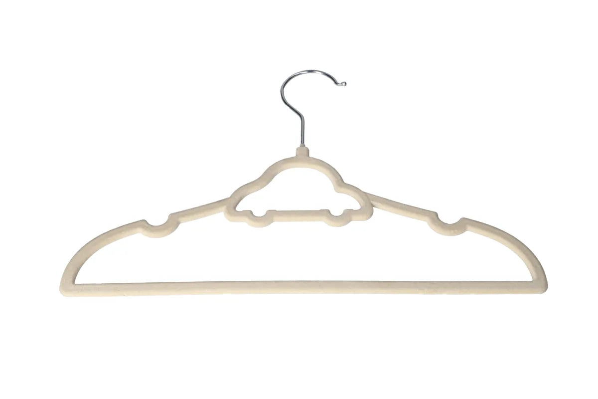Camel Velvet Kids Hanger 10pcs