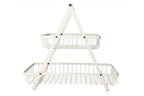2 Tier Fruit & Veg Basket up