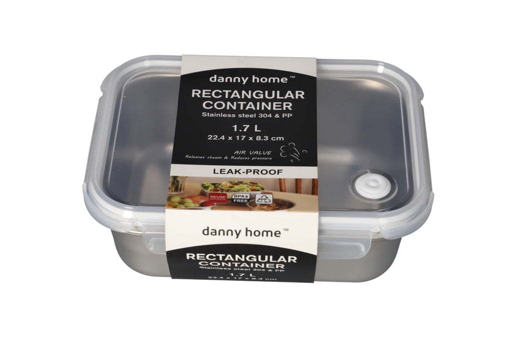 Stainless Steel Lunch Box 1700ml