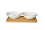 Dessert Bowls & Tray Set 3pcs