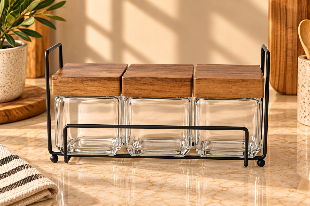 Cookie Glass Jar Set