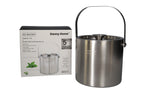 Double Wall Ice Bucket With Lid 3L
