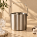 Double Wall Ice Bucket With Lid 3L